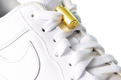 Kmf brand metal lace locks - brand,