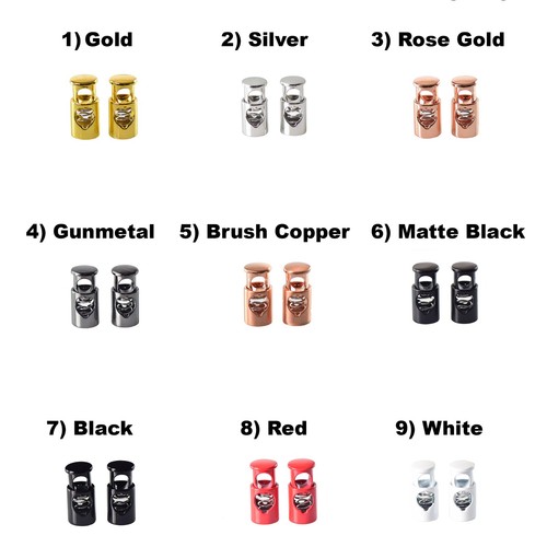 Metal shoelace lace locks - lace,
