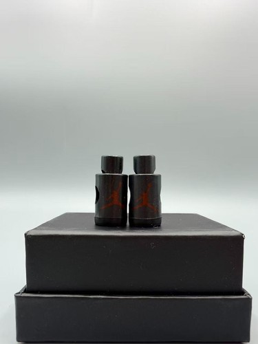 Black base with - with, red
